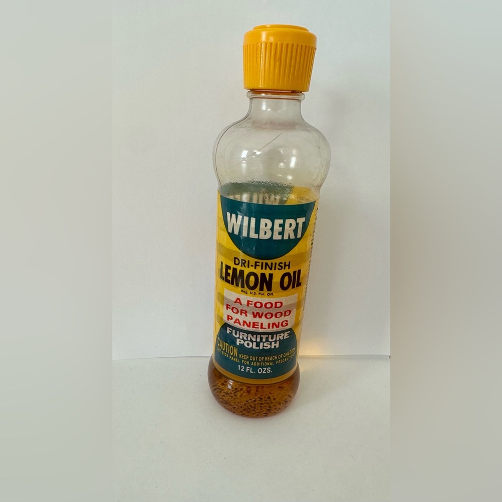Vintage Wilbert Dri-Finish Lemon Oil Wood Polish - “A Food for Wood” (used)
